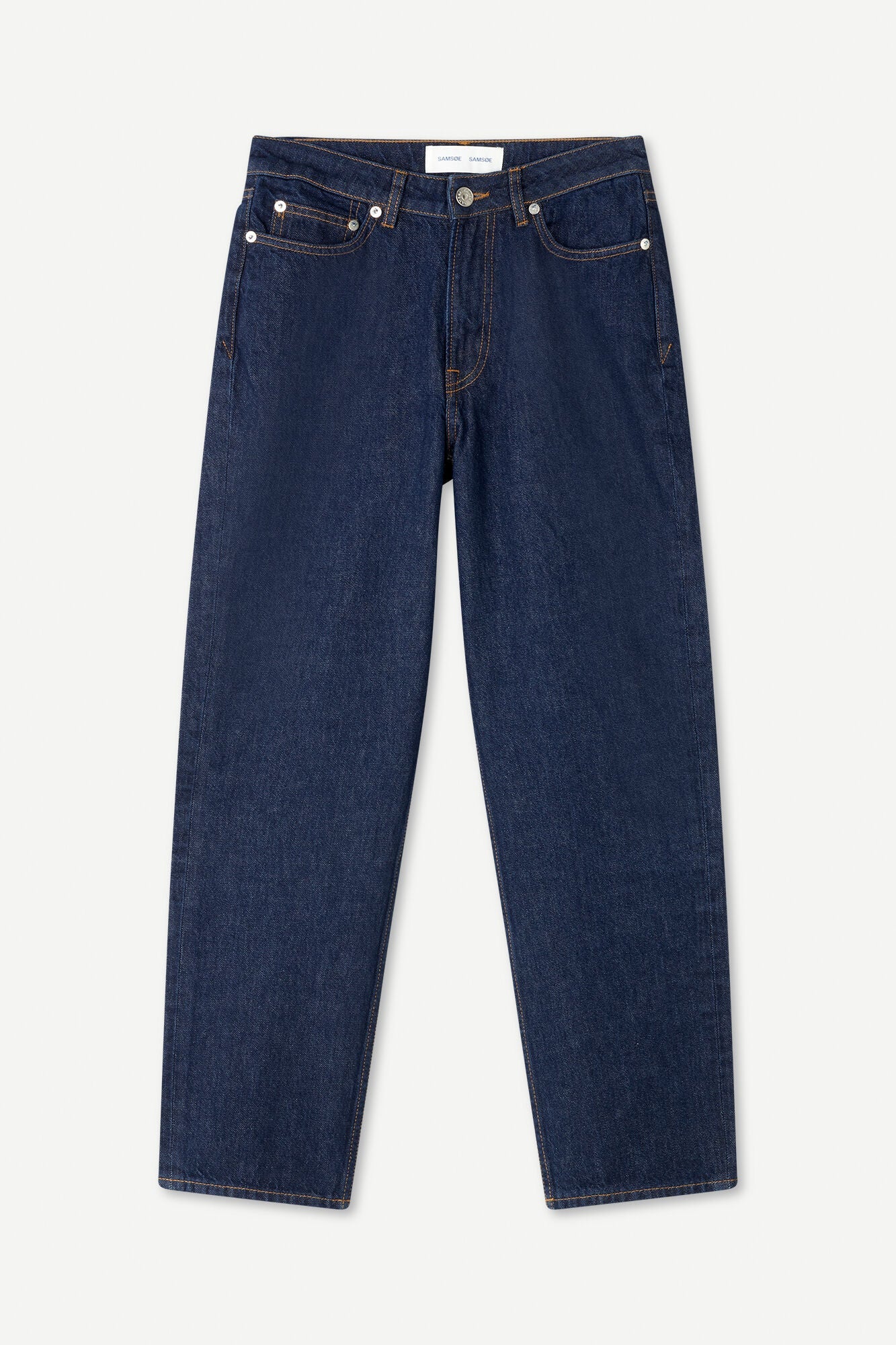Jean droit en coton bio et recyclé | indigo foncé "marianne jeans glacier"