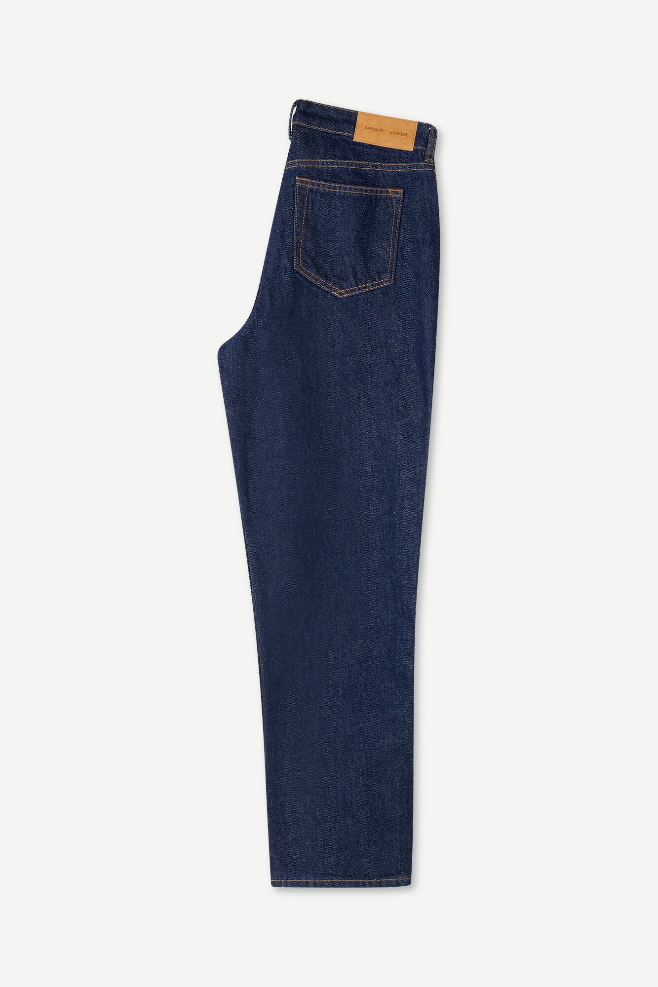 Jean droit en coton bio et recyclé | indigo foncé "marianne jeans glacier"