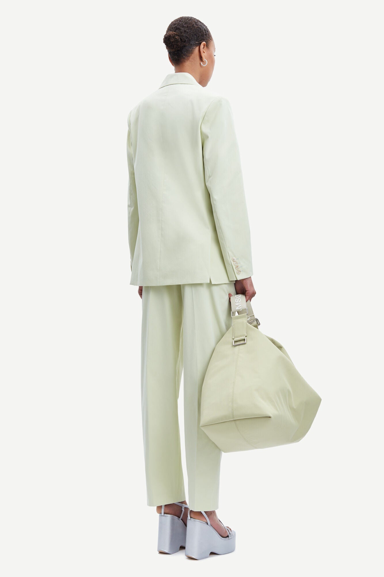 Pantalon ample vert - meme trousers 14654 - aloe wash