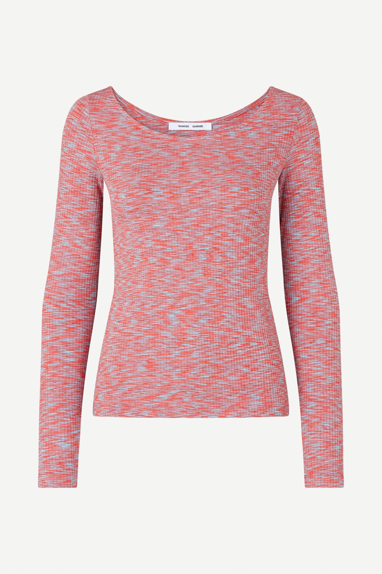 T-shirt manches longues à motifs en viscose ecovero - kelly t-shirt ls blue space dye
