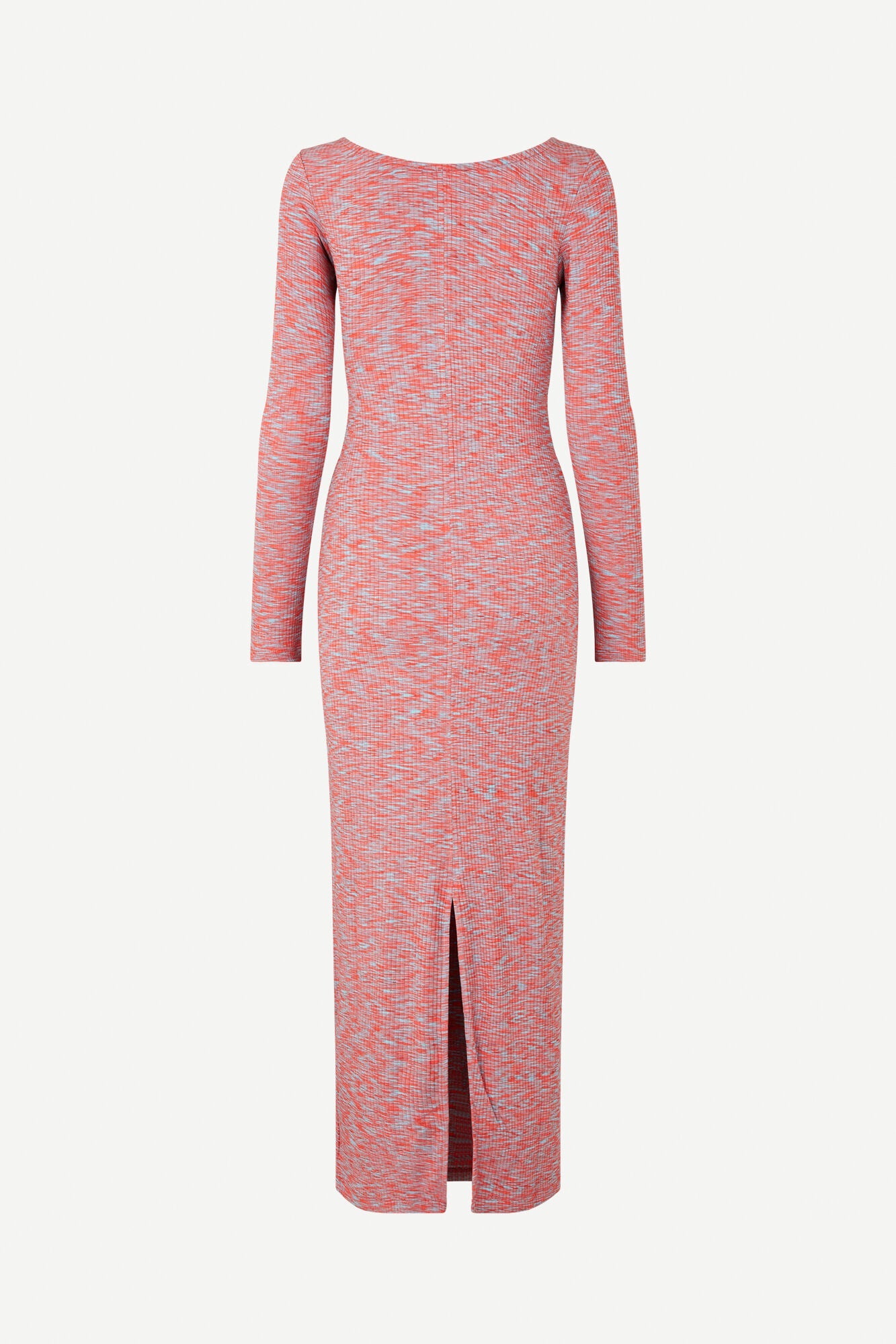 Robe moulante à motifs en viscose ecovero - kelly long dress blue space dye