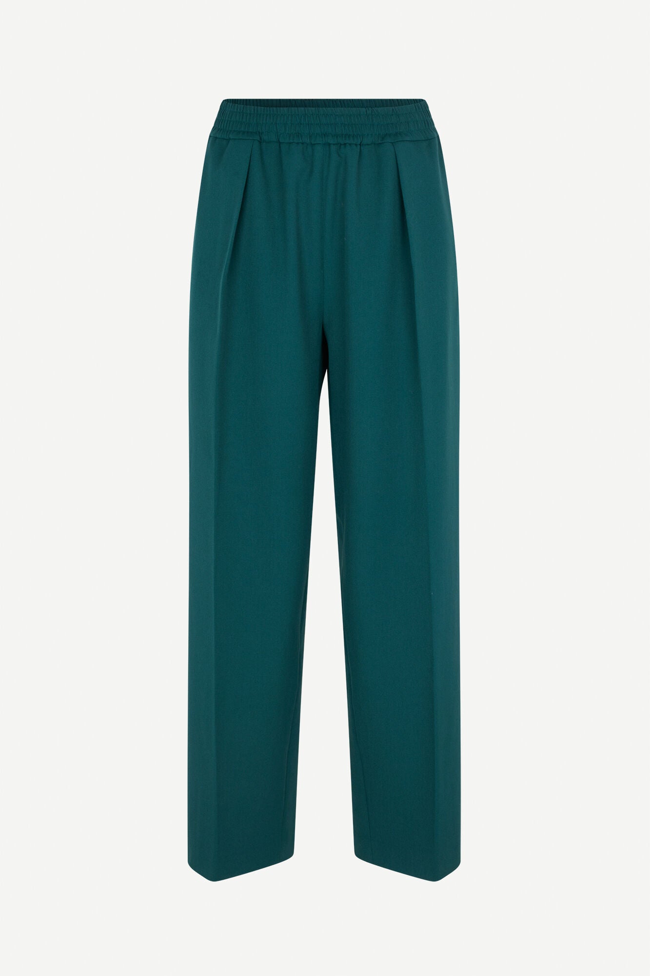 Pantalon ample en recyclé et ecovero | bleu turquoise "julia trousers atlantic deep"