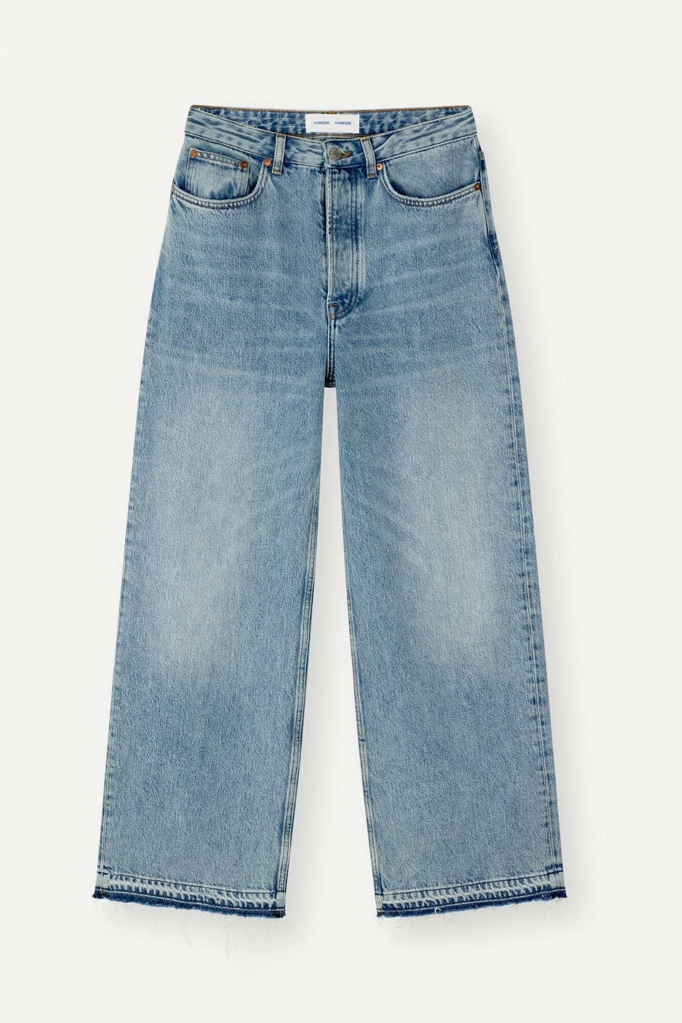 Jean ample en coton bio et recyclé | Bleu délavé "shelly jeans light heritage"