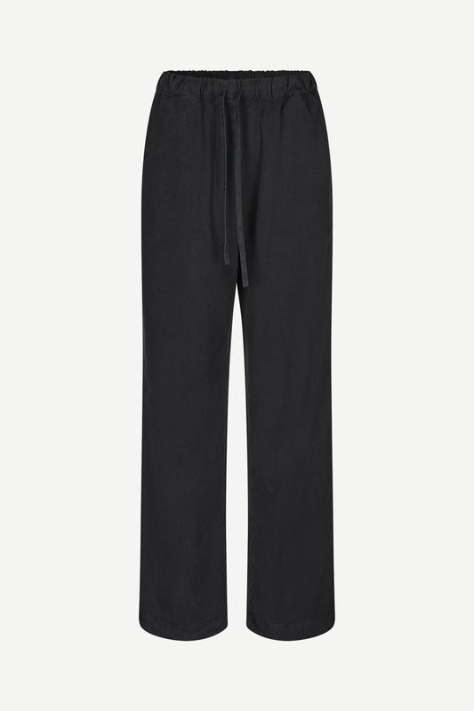 Pantalon ample en tencel | Noir "sahoysa trousers washed black"