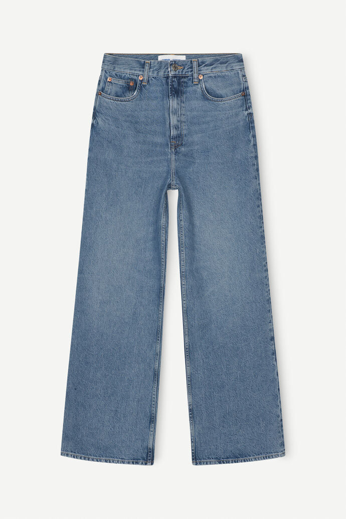 Jean évasé en coton bio | bleu "rebecca jeans 15060 blue moon"