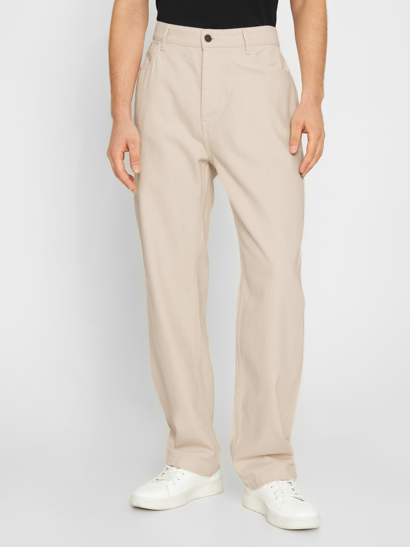 Jean écru en coton bio non teinté - alex 5-pocket twill raw cotton
