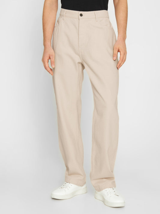 Jean écru en coton bio non teinté - alex 5-pocket twill raw cotton