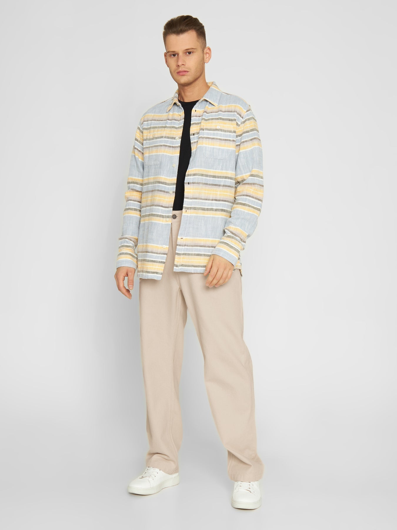 Jean écru en coton bio non teinté - alex 5-pocket twill raw cotton