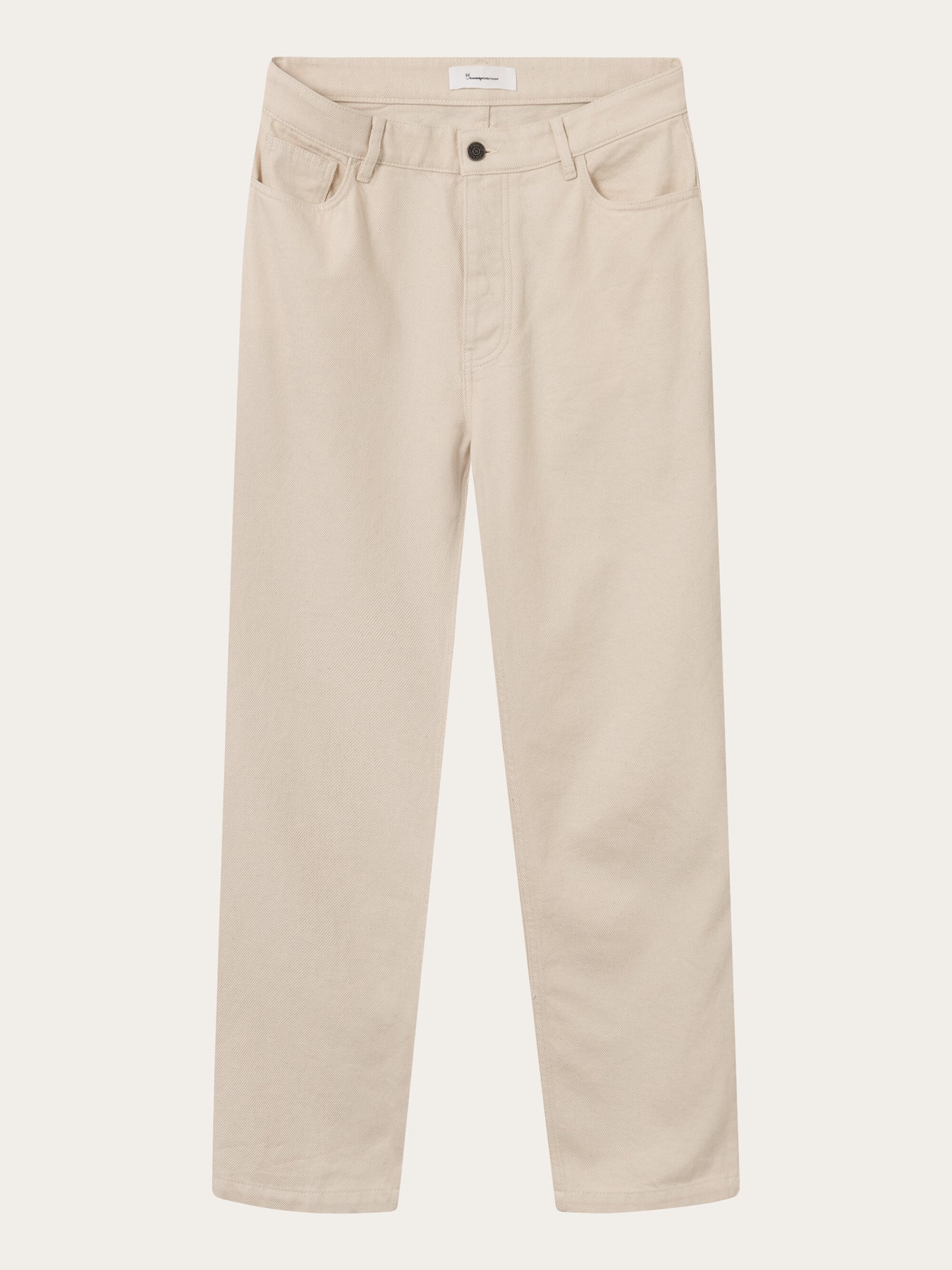 Jean écru en coton bio non teinté - alex 5-pocket twill raw cotton