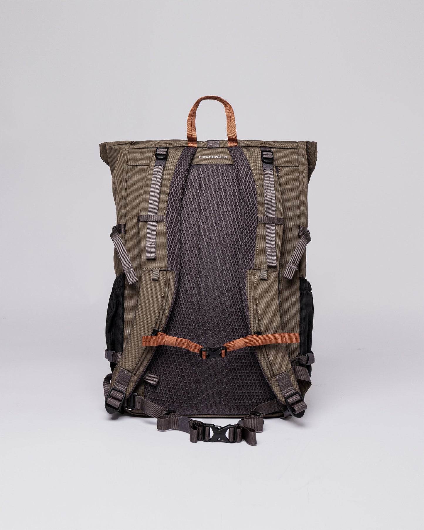Sac à dos rolltop imperméable en recyclé | Noir et marron "forest hike multi brown"