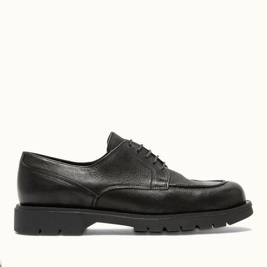 Derbies made in France en cuir tannage végétal | Noir "frodan noir vgt"