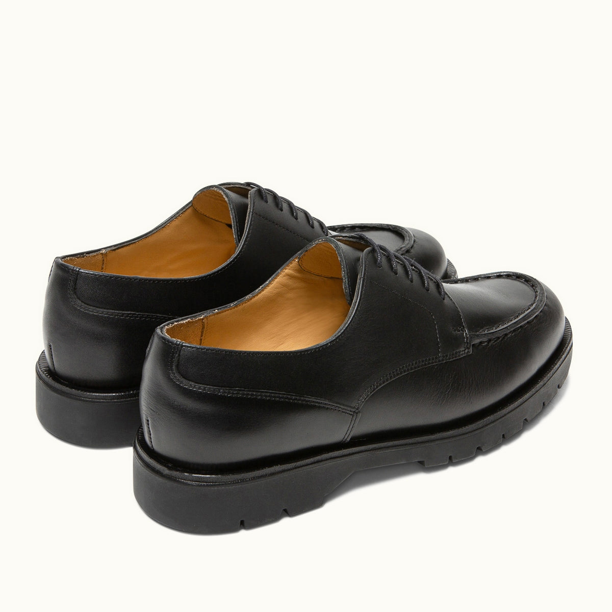 Derbies made in France en cuir certifié | Noir "frodan noir"