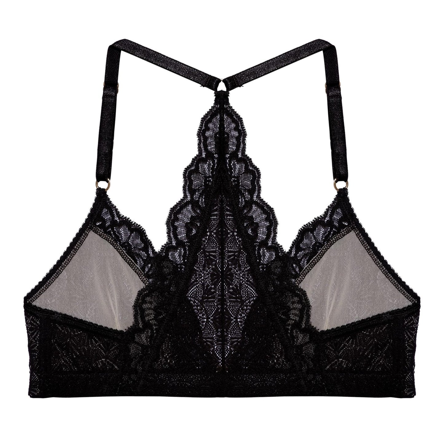 Soutien-gorge noir en dentelle recyclée - fabienne