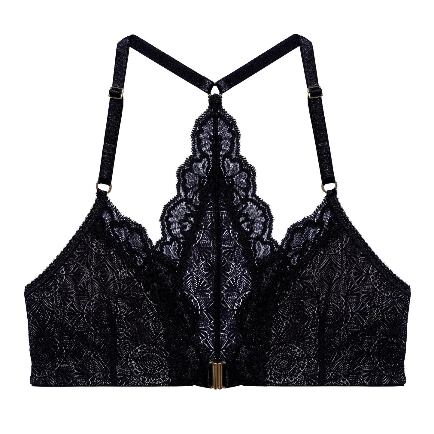 Soutien-gorge noir en dentelle recyclée - fabienne