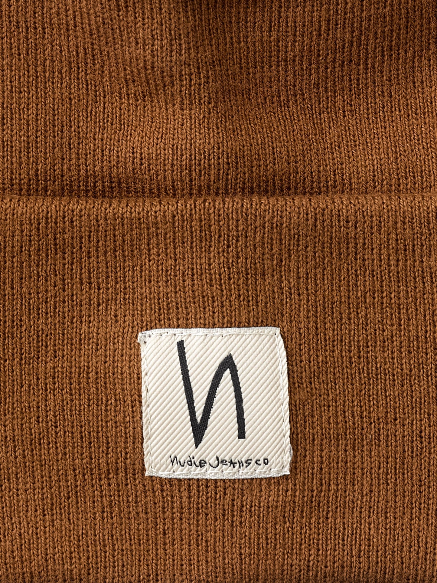 Bonnet camel en coton bio - Falksson Beanie Cinnamon
