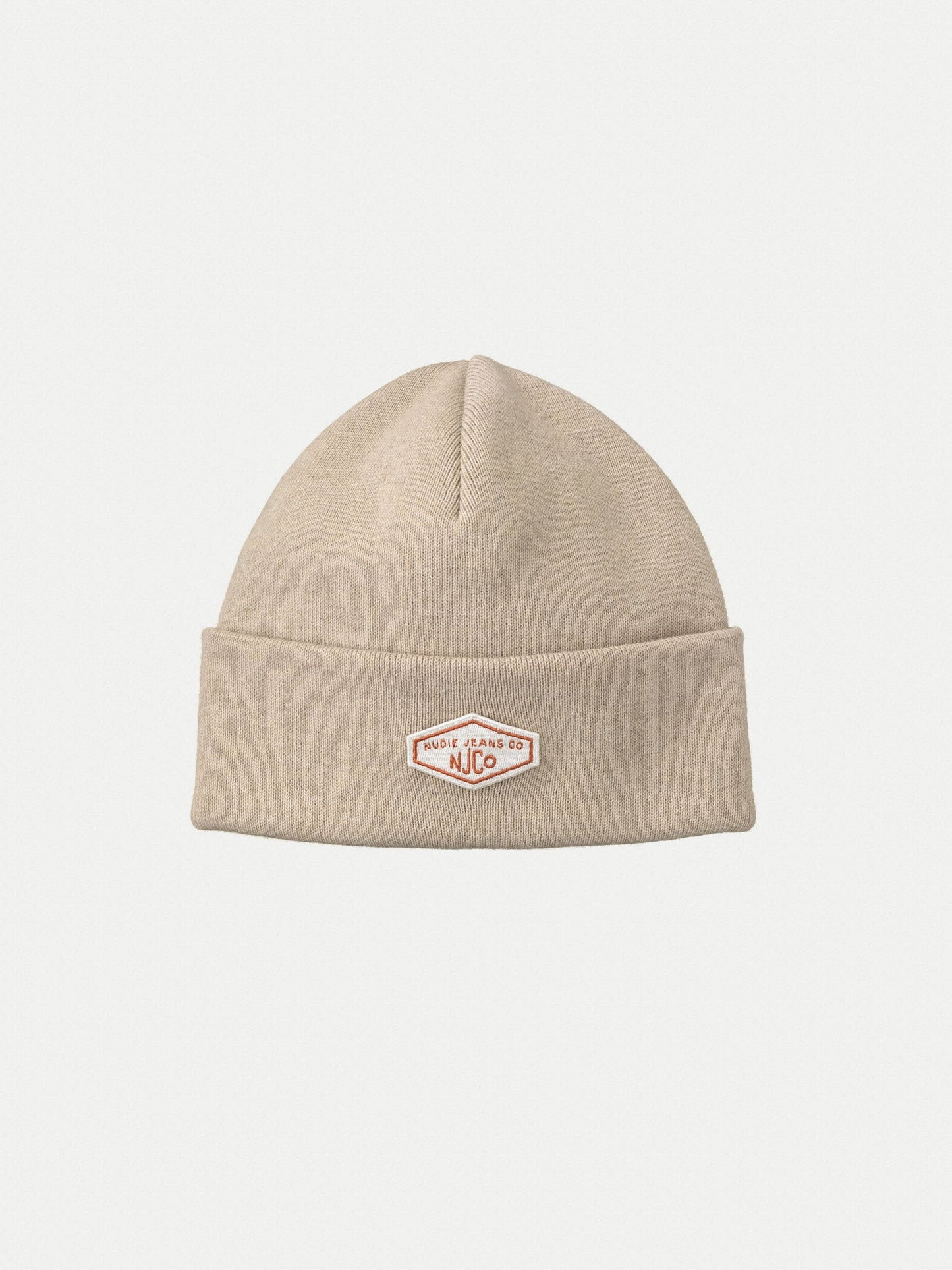 Bonnet beige en coton bio - falksson beanie njco beige
