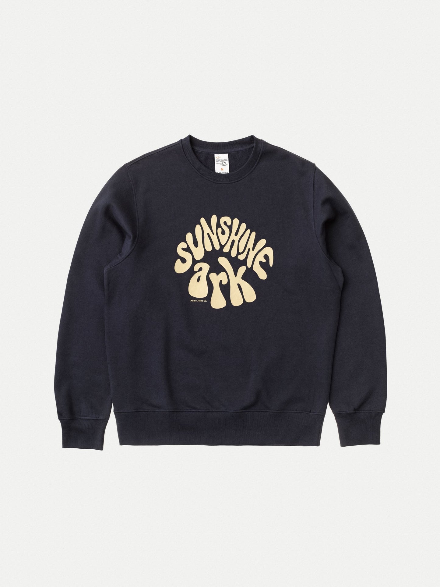 Sweat imprimé marine en coton bio - frasse sunshine ark navy
