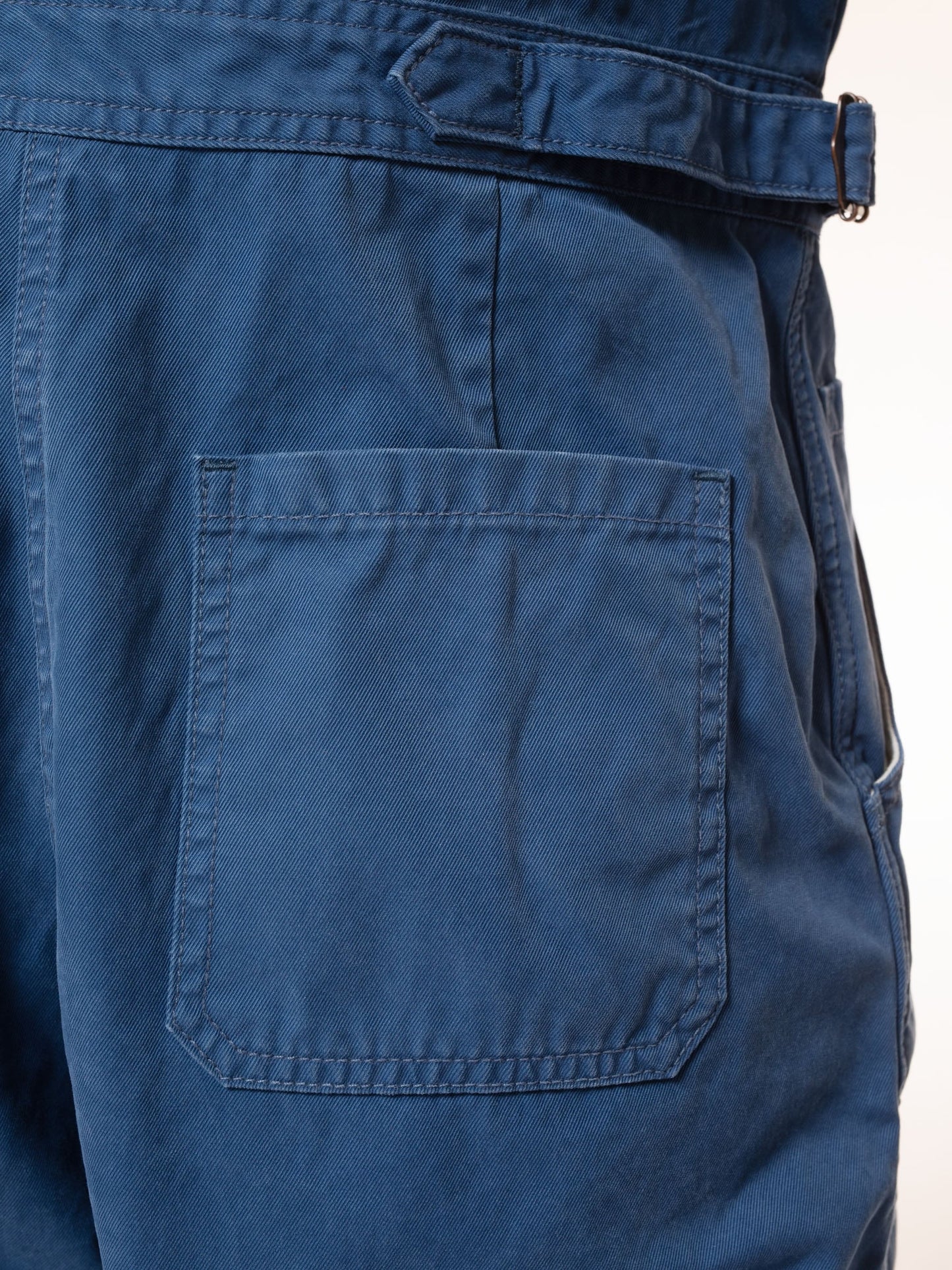 Combinaison style workwear bleue en coton bio - freya boiler suit french twill denim