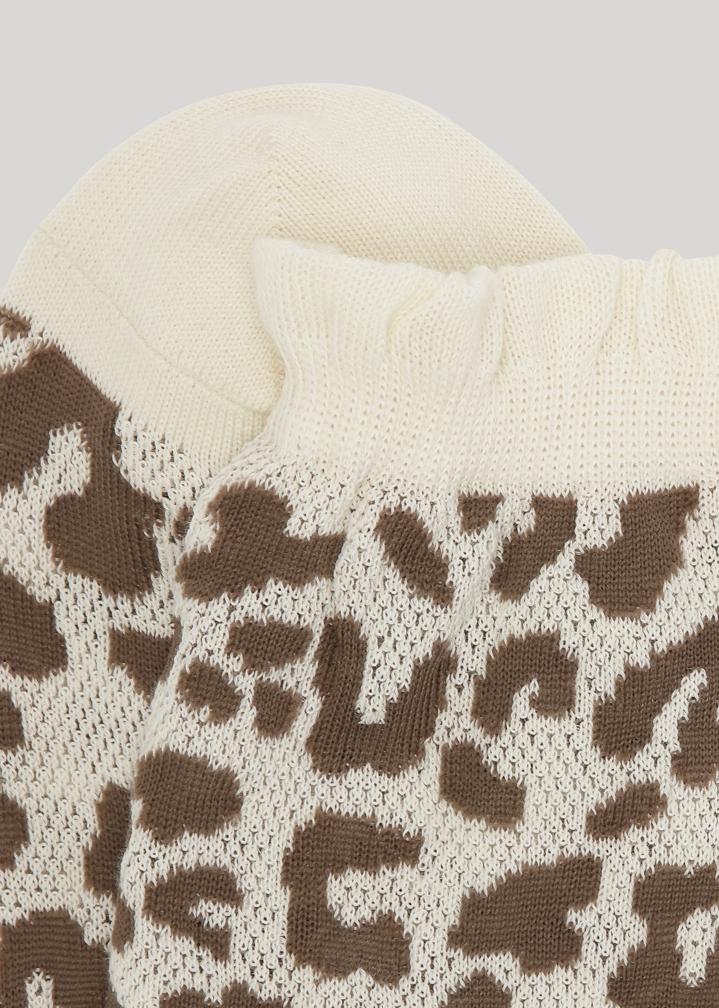 Chaussettes léopard en coton bio - freya leo knit
