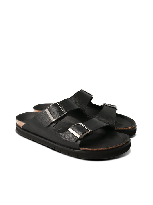 Sandales noires en recyclé - hawaii alpaca black
