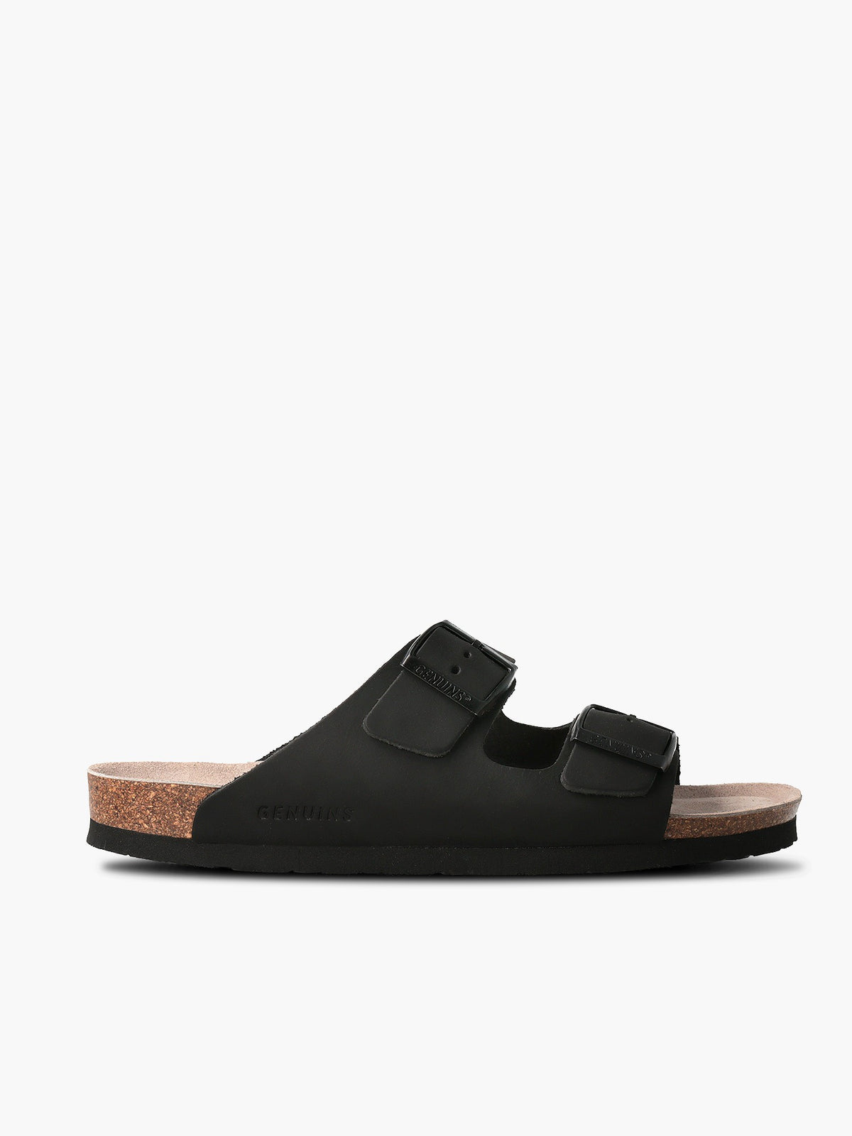 Sandales en cuir certifié | Noir "hawaii apure black"