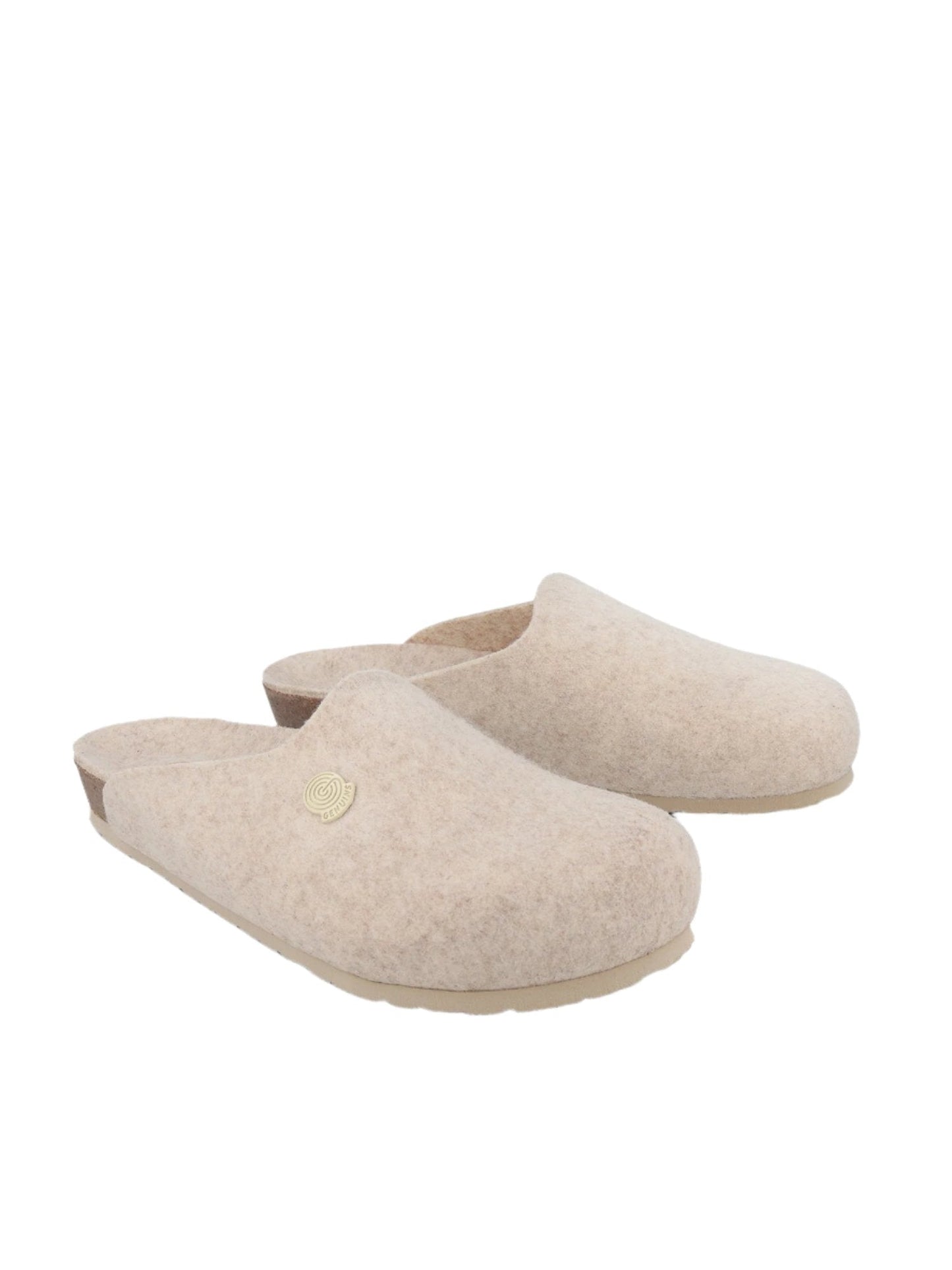 Chaussons sabots en matières recyclées | beige "helsinki monochrome beige"