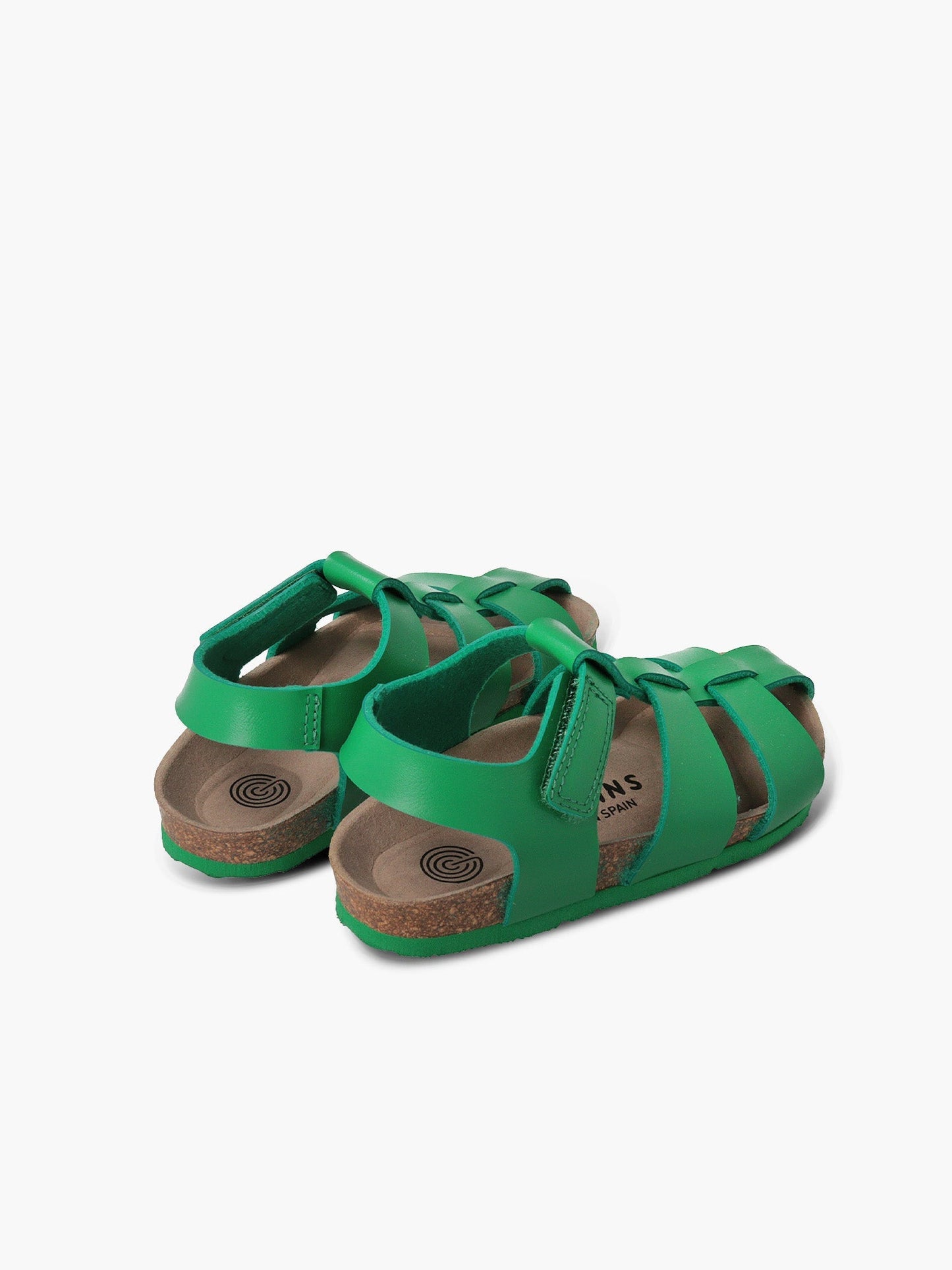 Sandales enfant vertes en recyclé - katsu