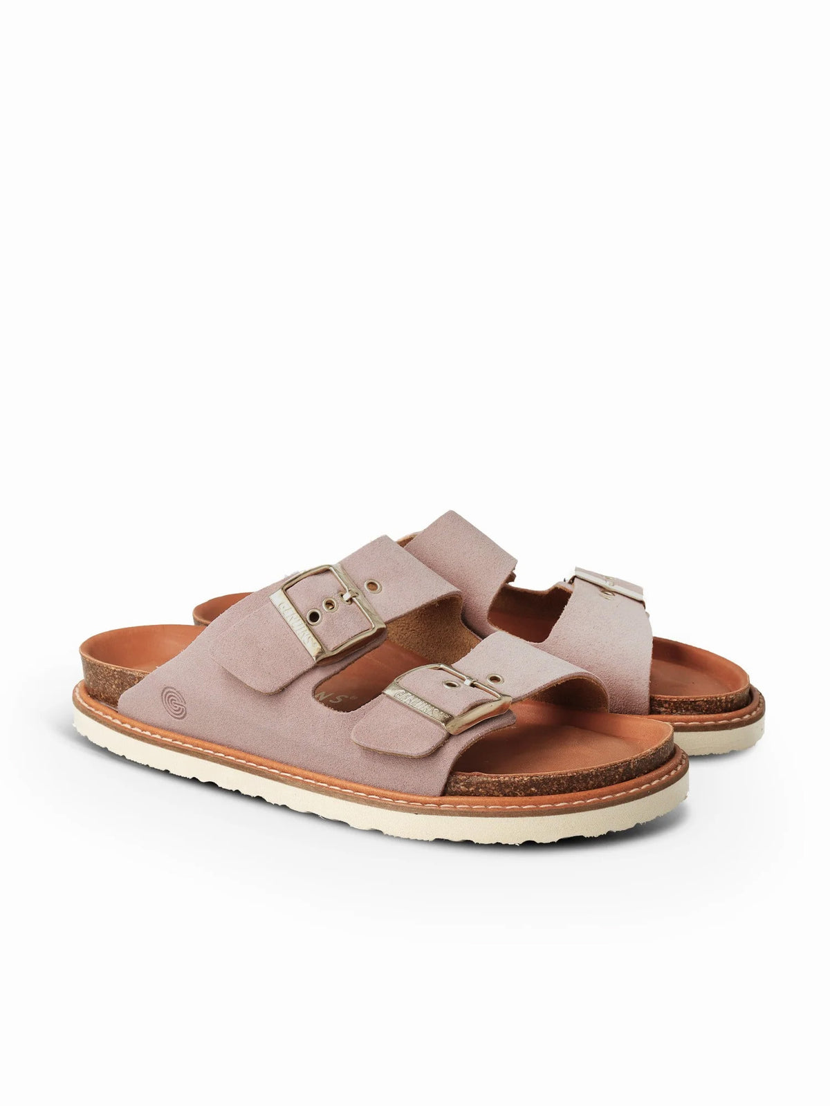 Sandales en cuir suède certifié | rose "hawaii velour rose"