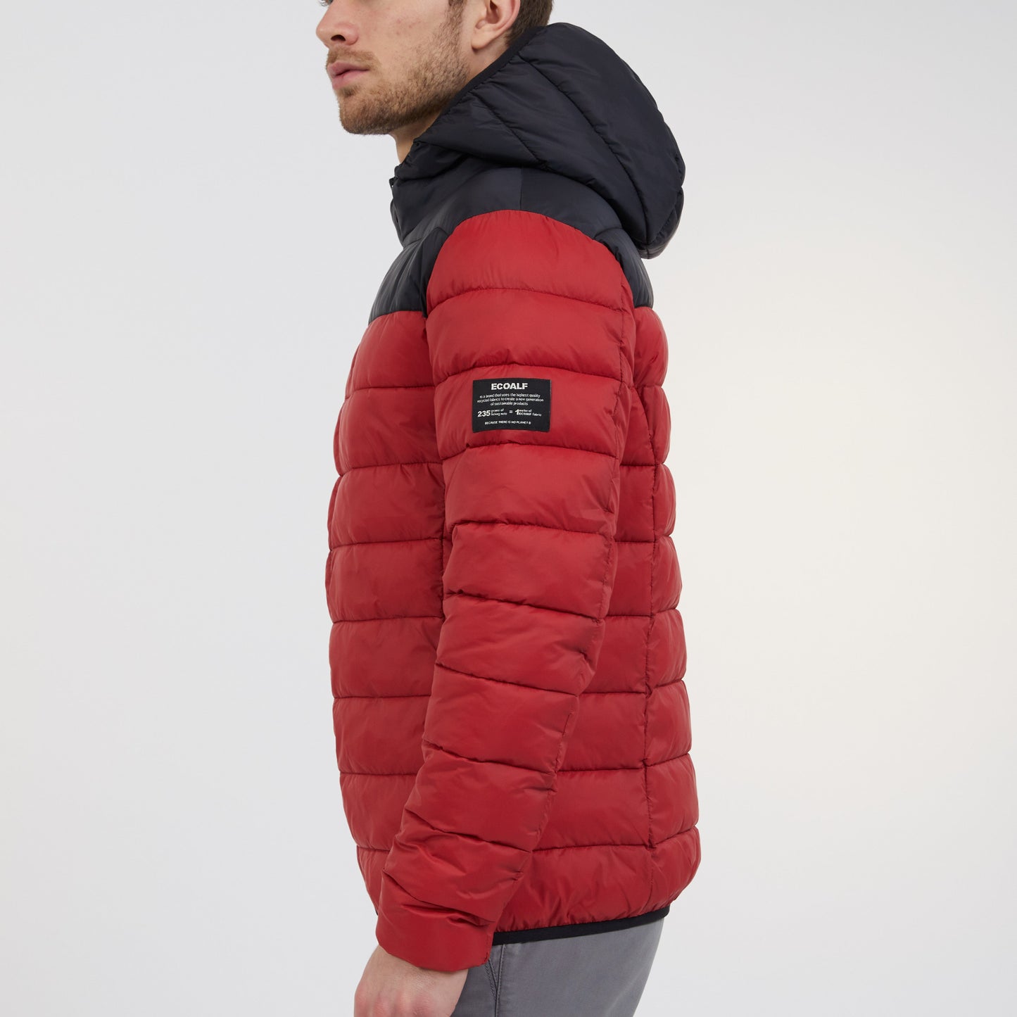 Doudoune à capuche bicolore recyclée - ASP