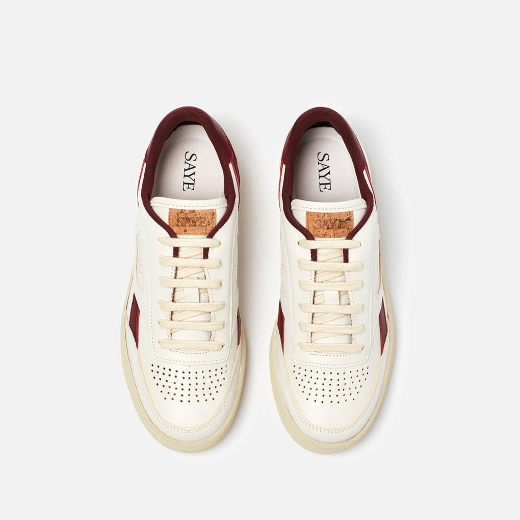 Baskets en recyclé - modelo '89 leather garnet