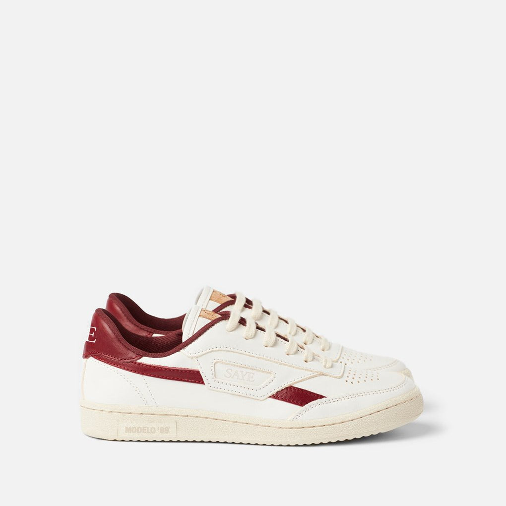 Baskets en recyclé - modelo '89 leather garnet