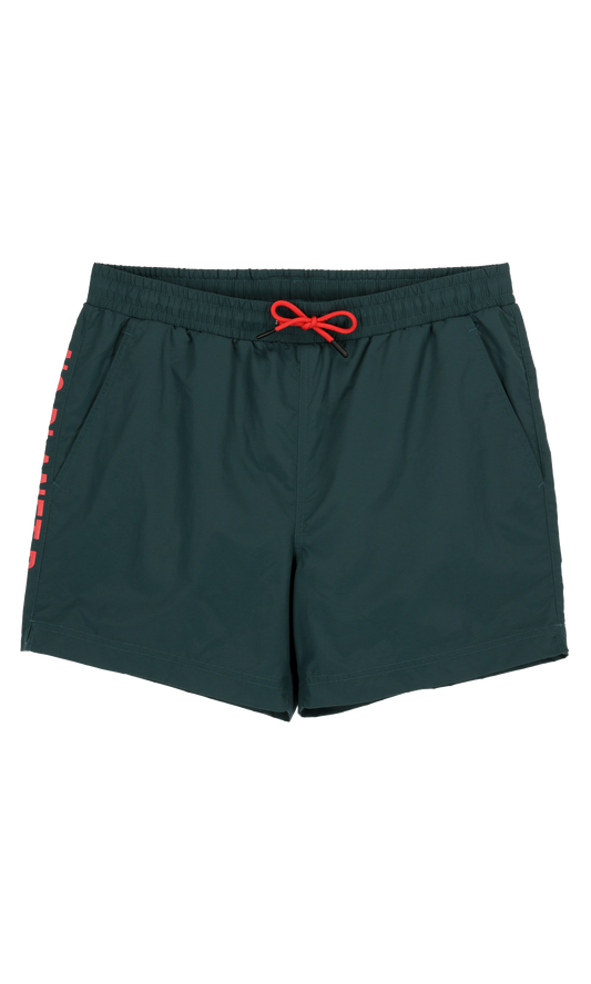 Short de bain vert forêt recyclé - New Shark