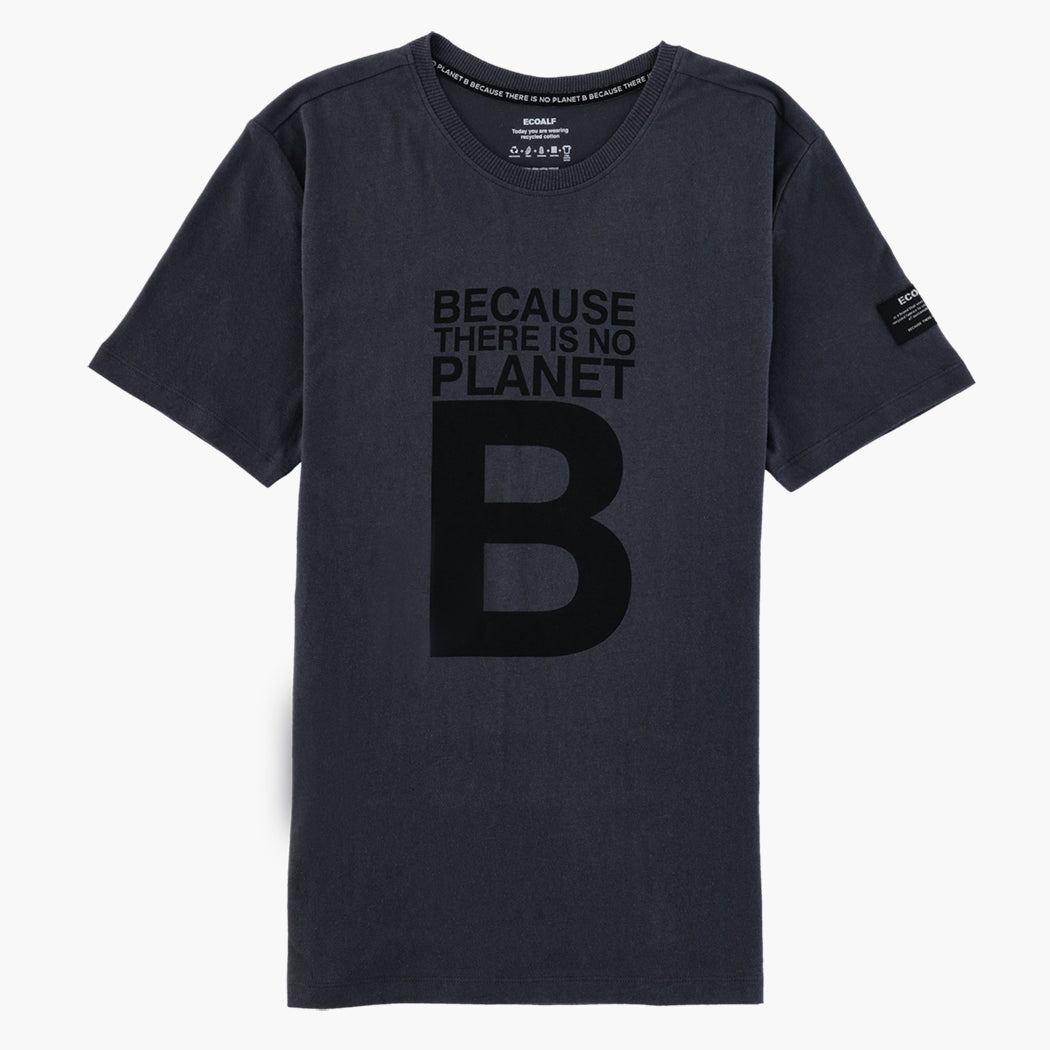 T-shirt imprimé gris en coton bio - NATAL GREAT B
