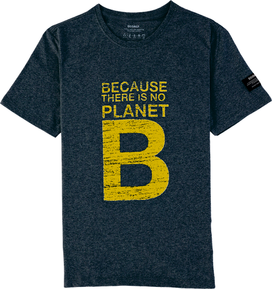 T-shirt marine à imprimés en coton bio - Nataal