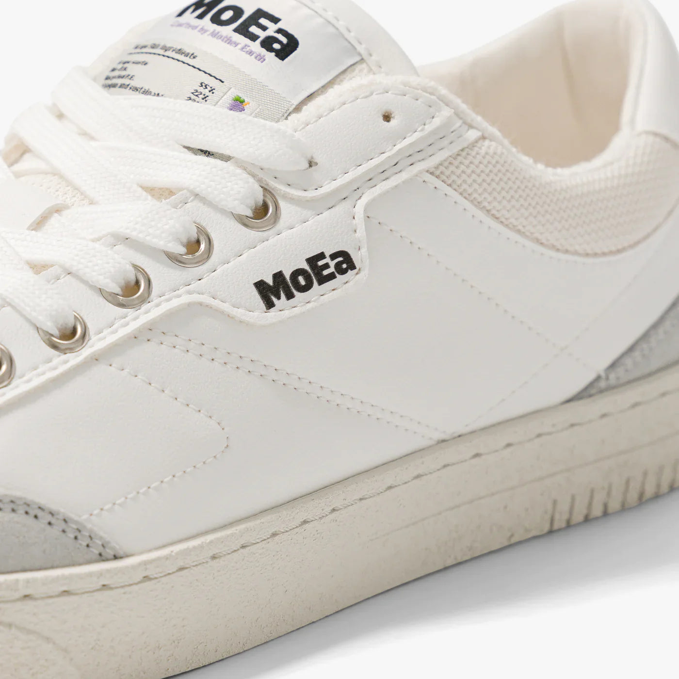 Baskets vegan en matière végétale | blanc "gen 3 grape full white"
