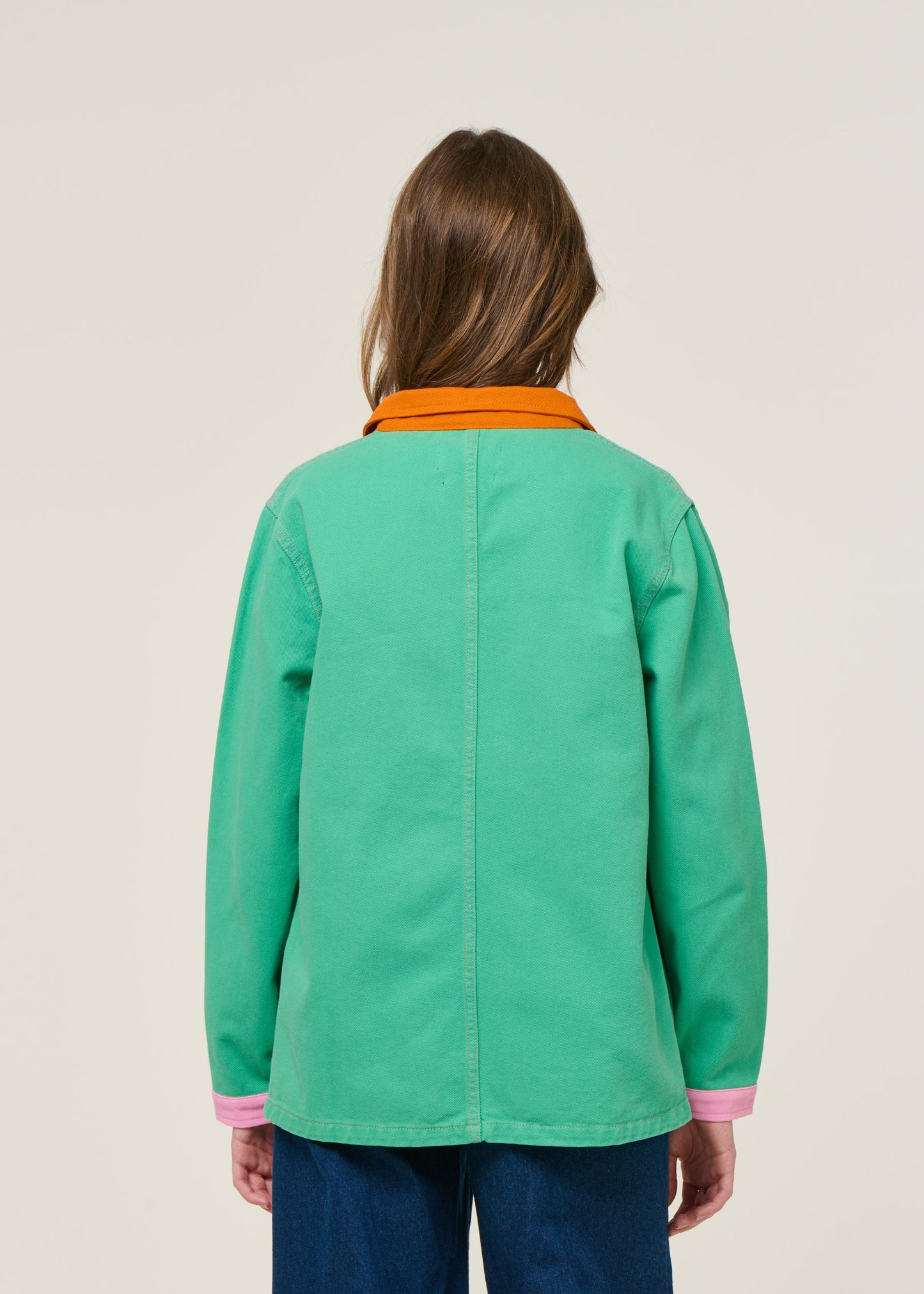 Veste en coton bio | vert "nuance"