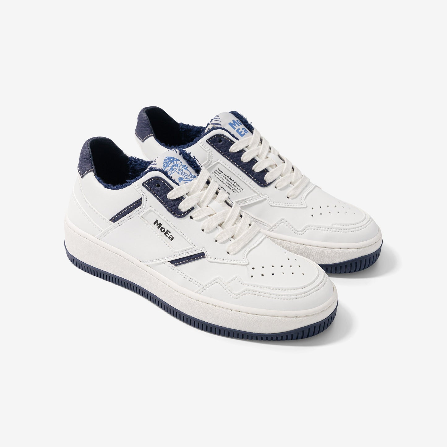 Baskets vegan en matière végétale | bleu "gen1 mushroom light navy"