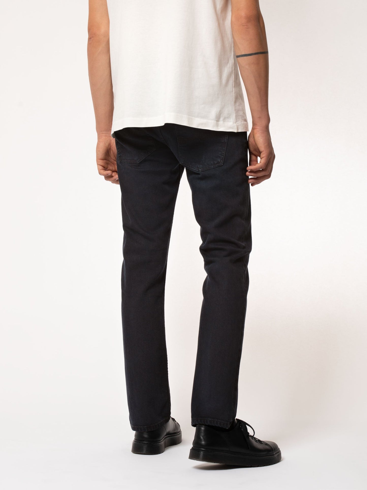 Jean slim noir en coton bio - Grim Tim Black Skies