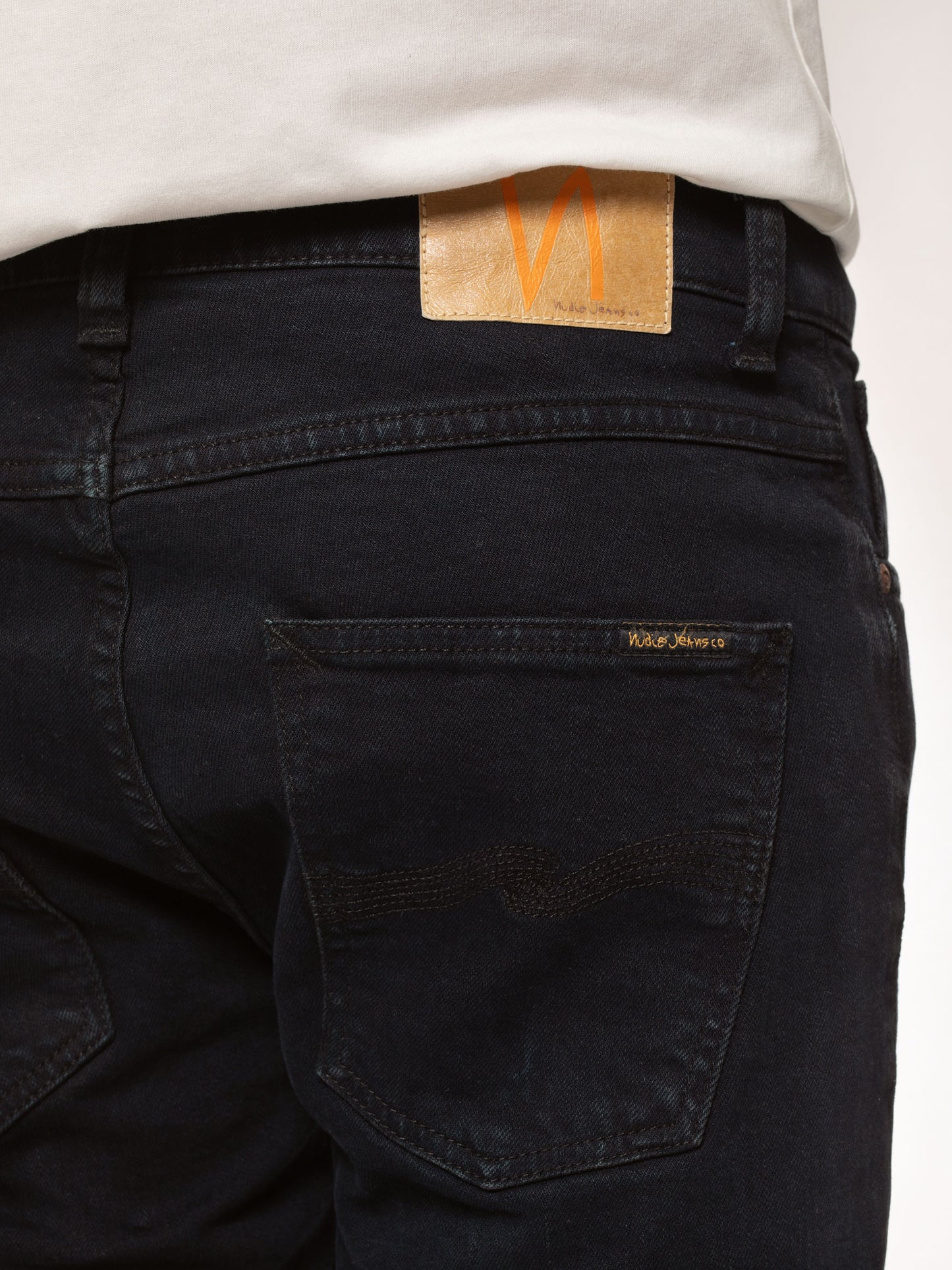 Jean slim noir en coton bio - Grim Tim Black Skies