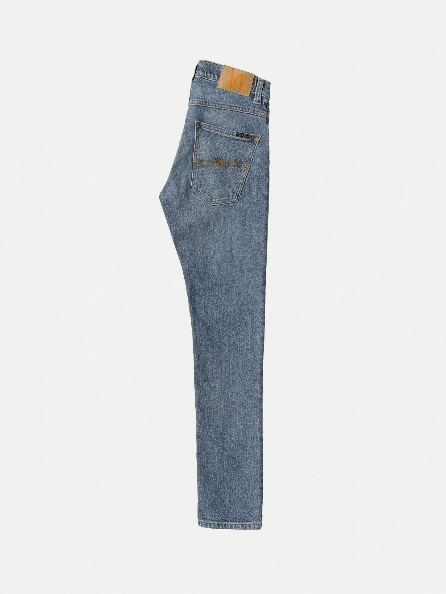 Jean slim bleu clair en coton bio - Grim Tim Blue Age
