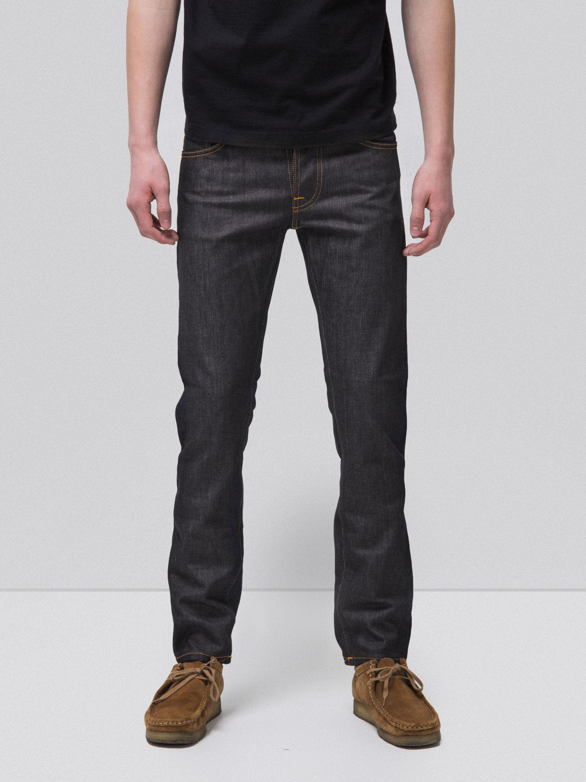 Jean slim brut coton bio - Grim Tim Dry Open Navy