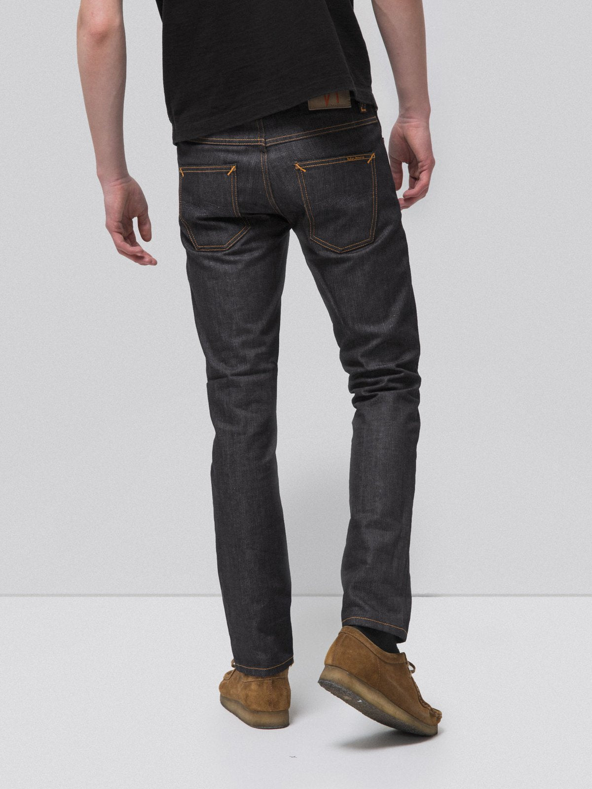 Jean slim brut coton bio - Grim Tim Dry Open Navy