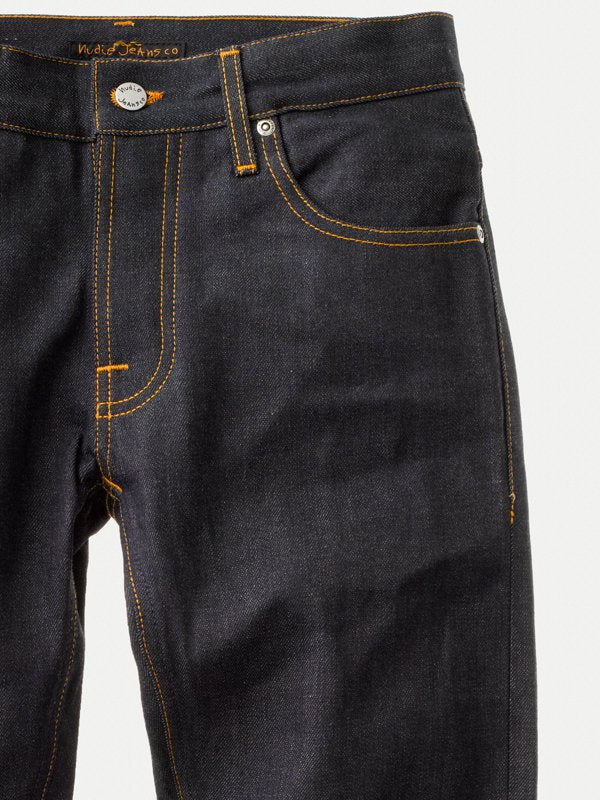 Jean slim brut Selvedge en coton bio - Grim Tim Dry selvage