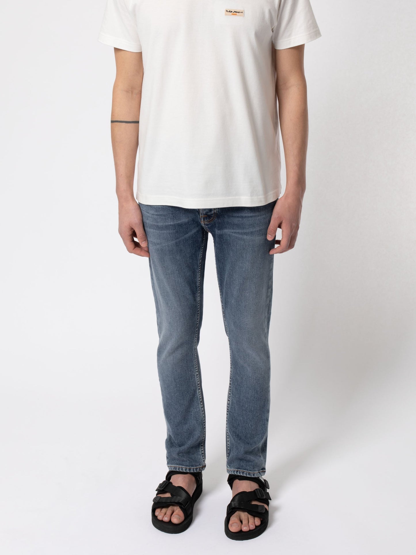 Jean slim bleu coton bio - Grim Tim Ojai Blues