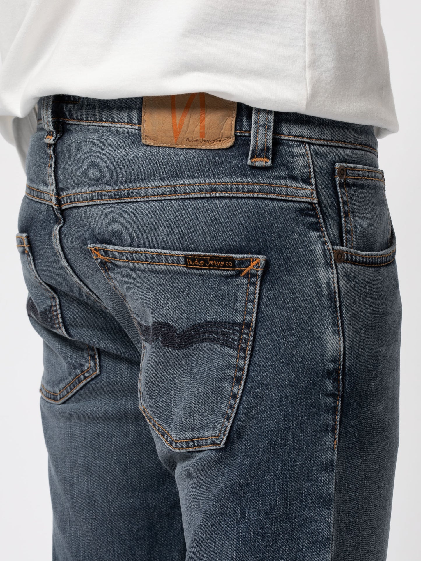 Jean slim bleu coton bio - Grim Tim Ojai Blues