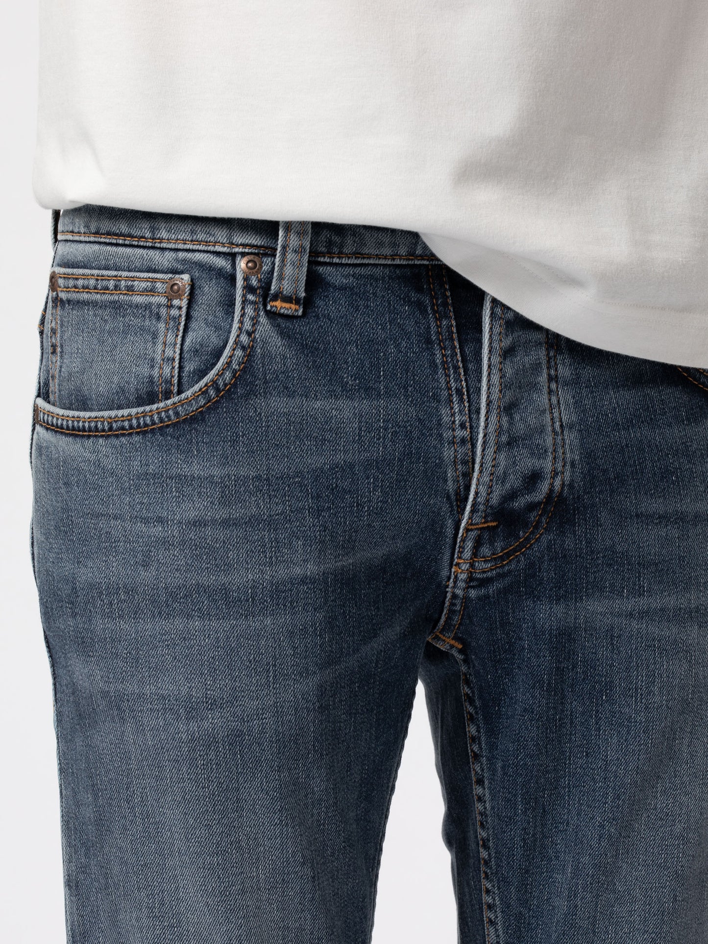 Jean slim bleu coton bio - Grim Tim Ojai Blues
