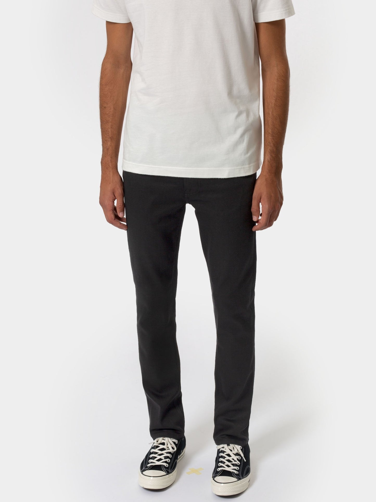 Jean slim en coton bio | noir "Grim Tim Dry ever black"