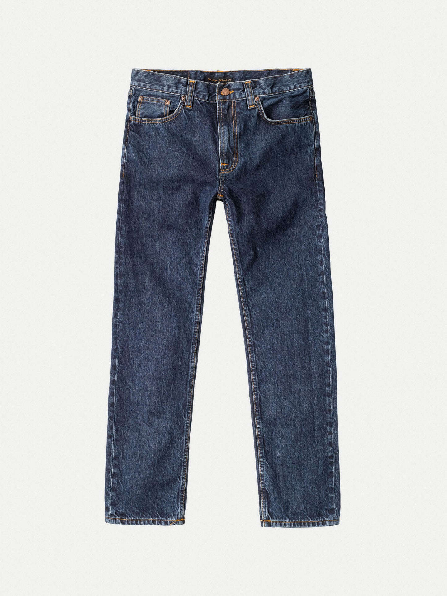 Jean Droit Bleu Foncé en coton bio - Gritty Jackson Dark Space