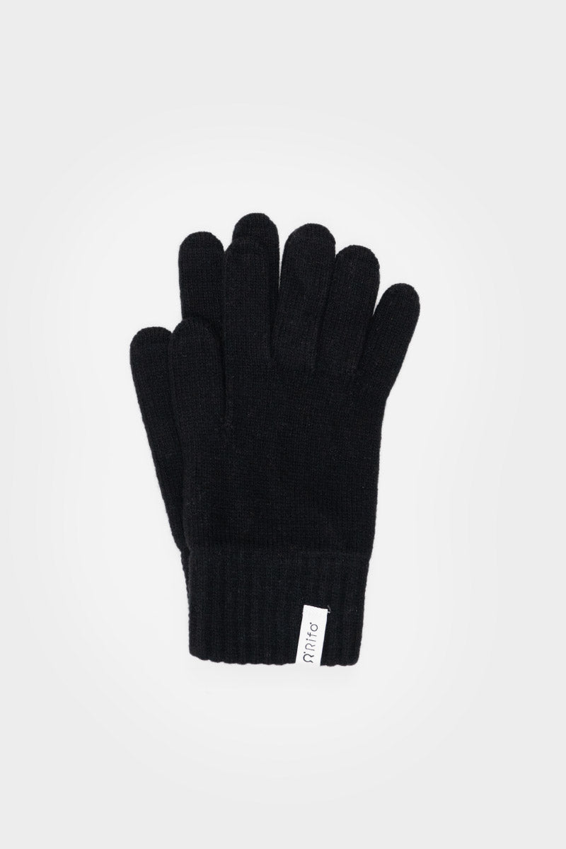 Gants homme en cachemire recyclé | noir "guanti pier paolo black ardesia"