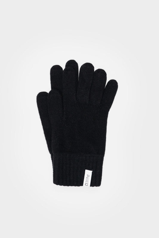 Gants homme en cachemire recyclé | noir "guanti pier paolo black ardesia"